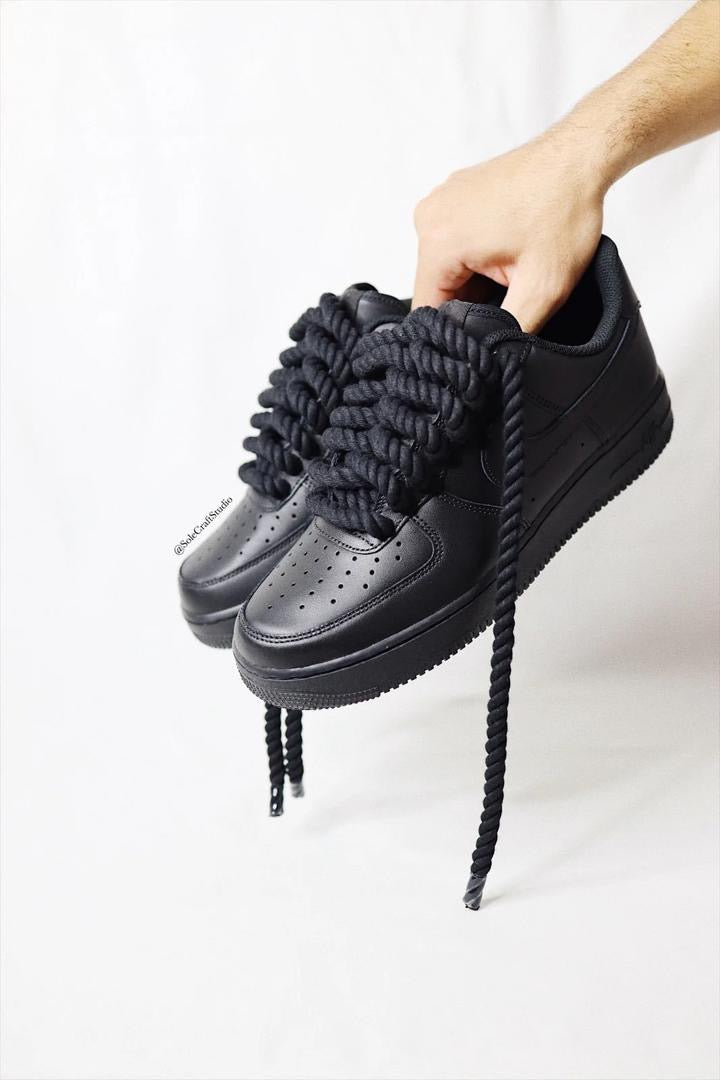 Air force noir grand lacets