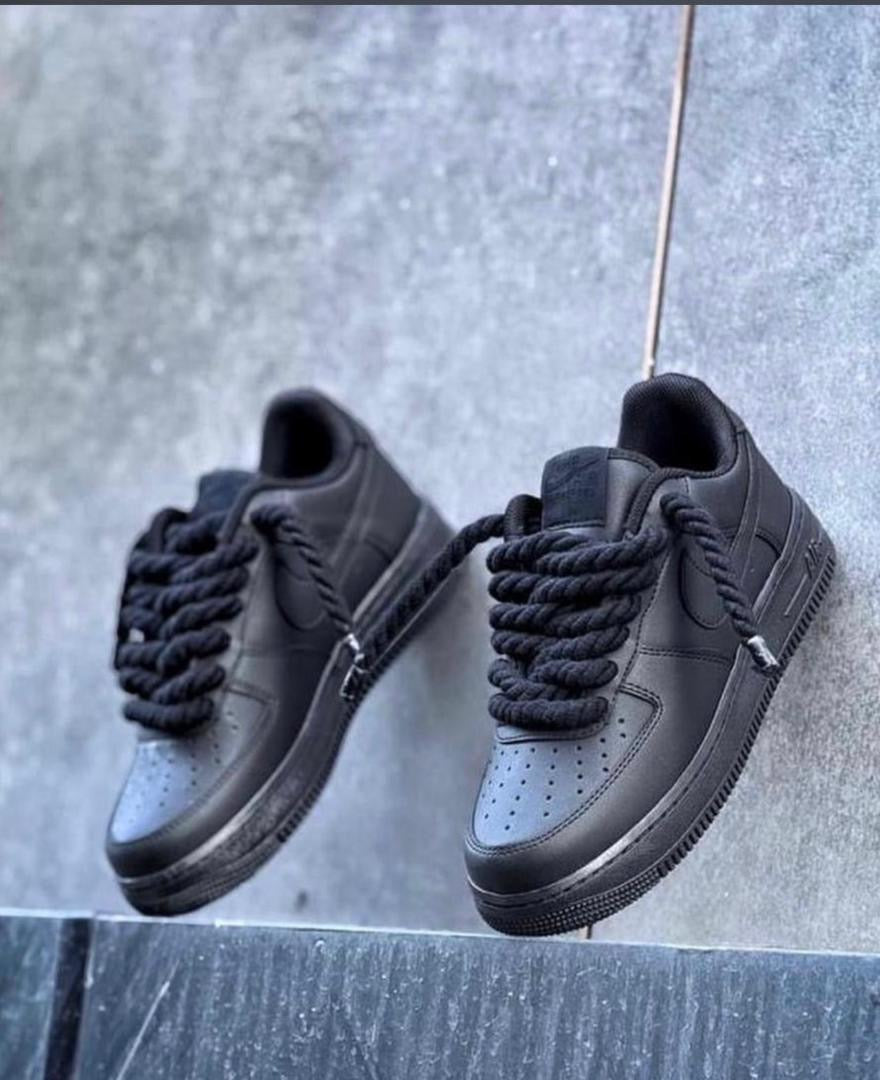 Air force noir grand lacets