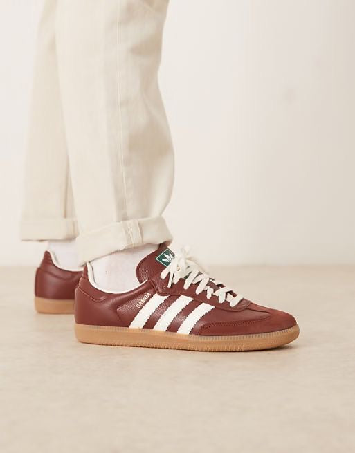 Adidas samba beige marron