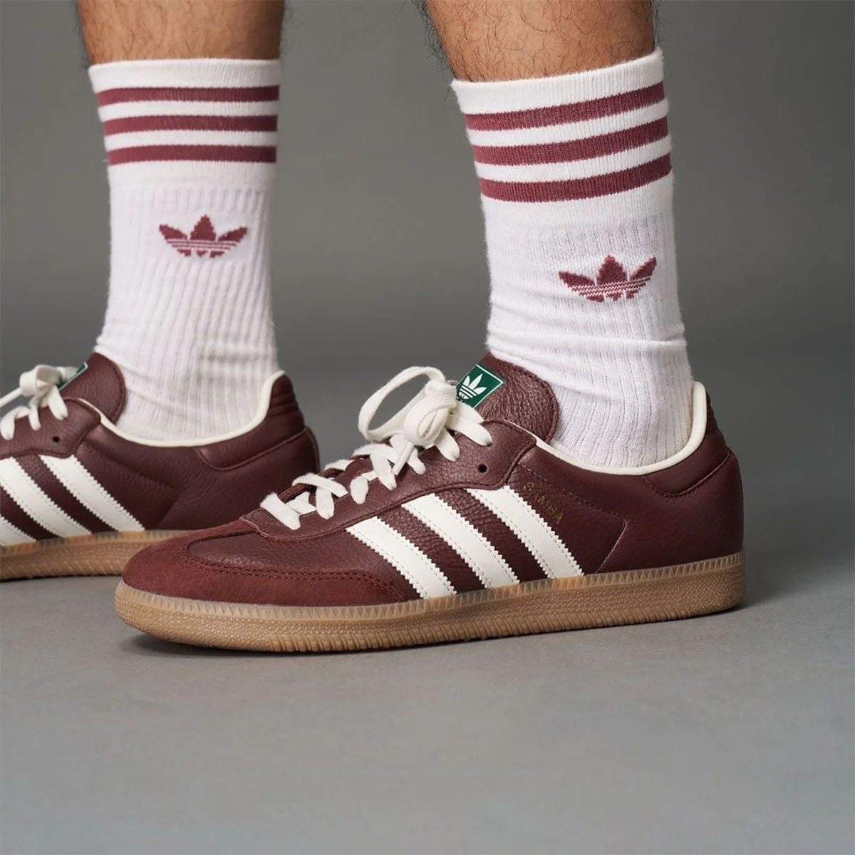 Adidas samba beige marron