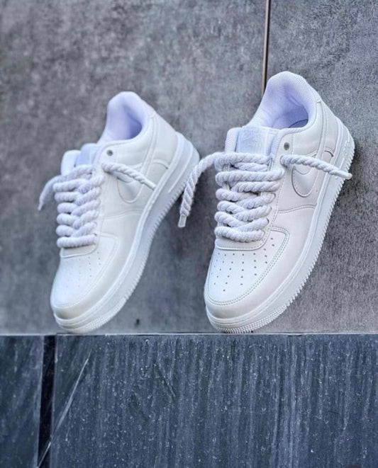 Air force blanc grand lacets