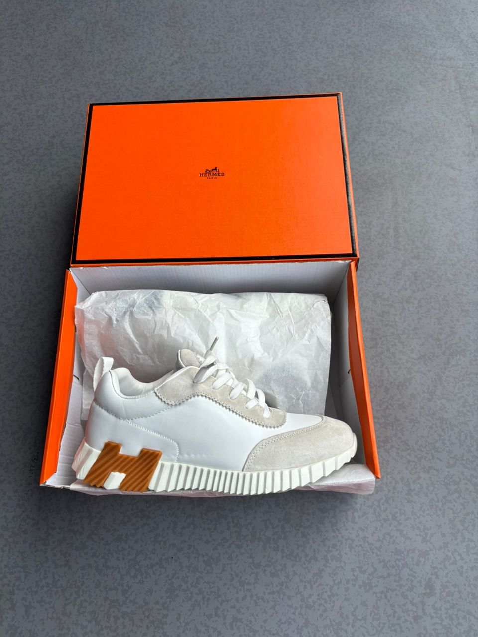 Hermes bouncing blanc