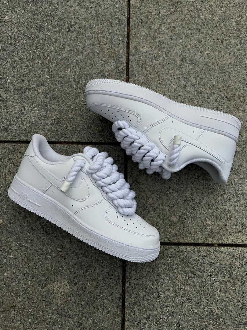 Air force blanc grand lacets