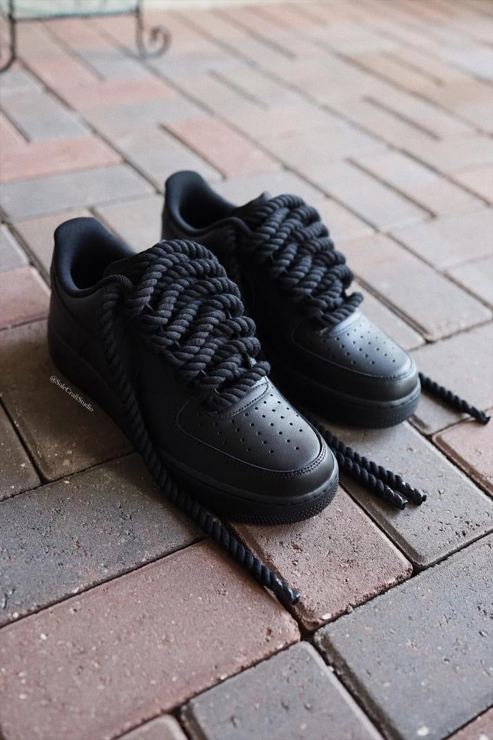 Air force noir grand lacets