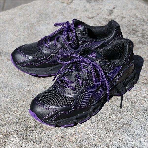 baskets ASICS Gel Needles Black Purple