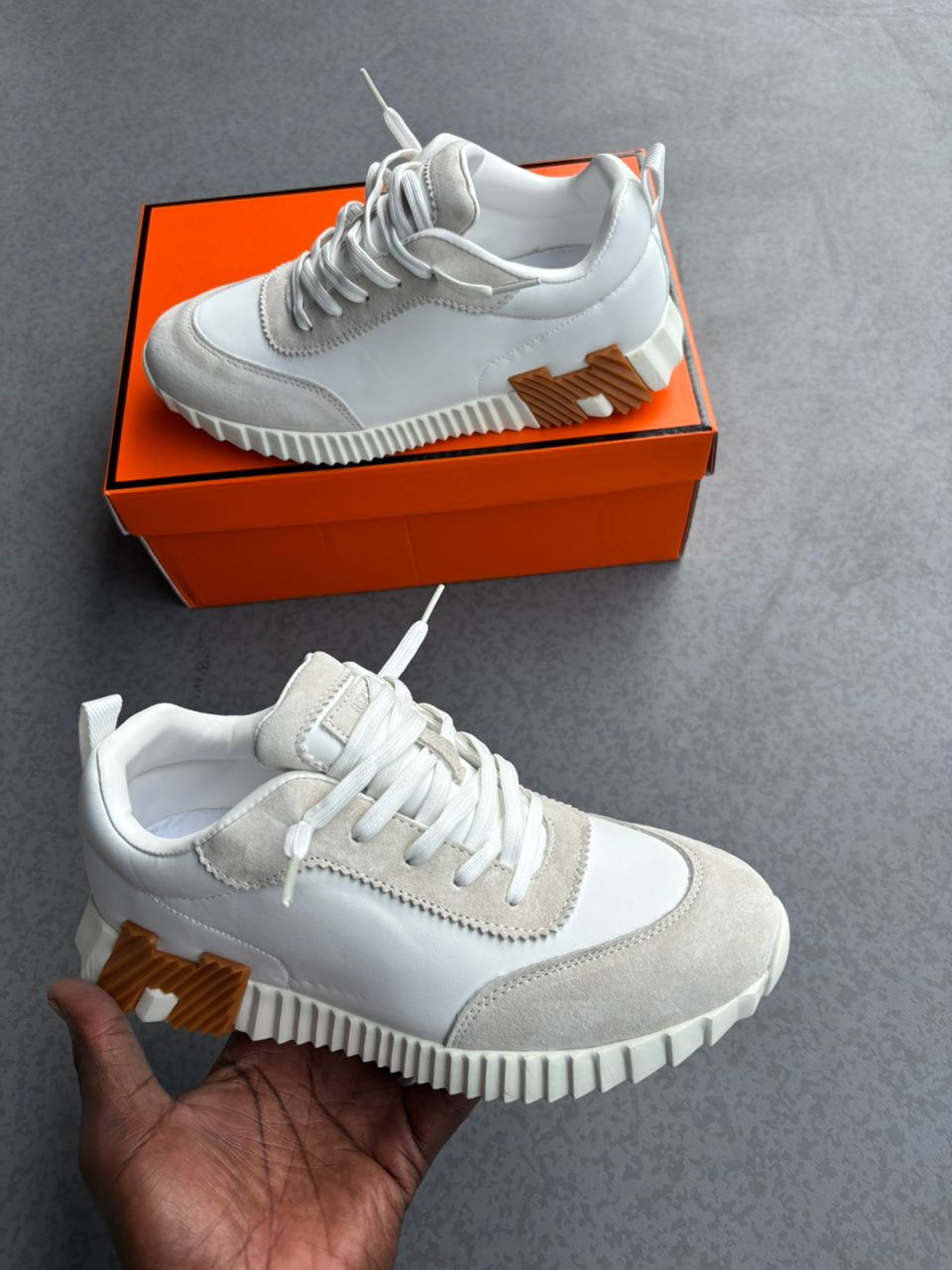 Hermes bouncing blanc