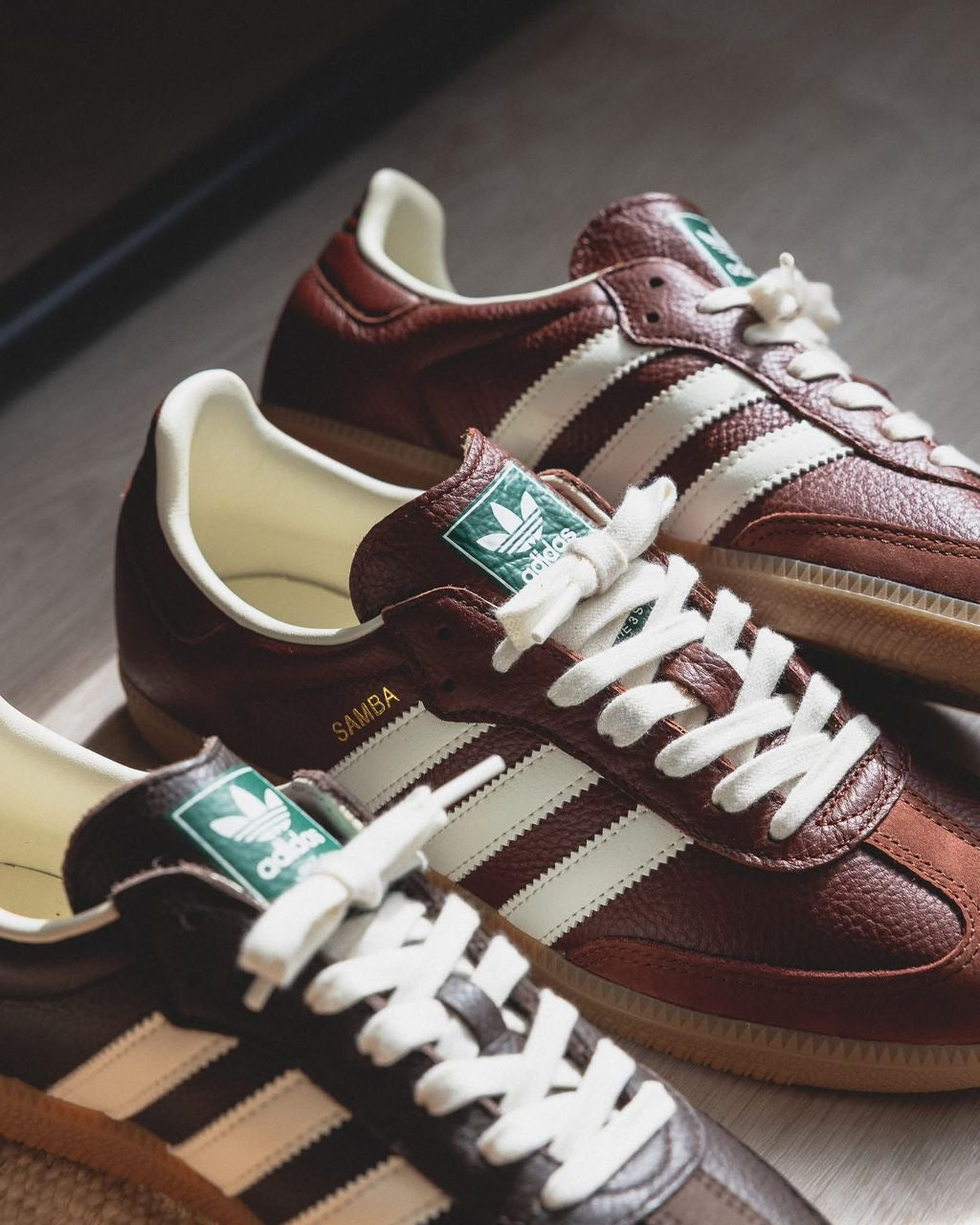 Adidas samba beige marron