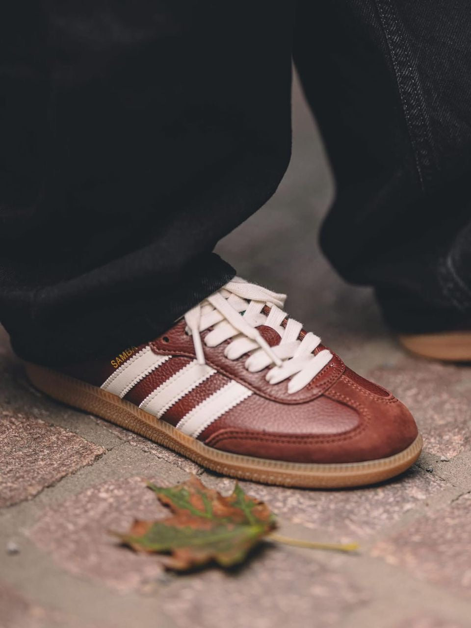 Adidas samba beige marron